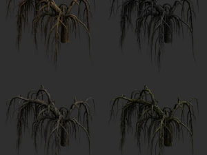 12 Roots in 4 Texture Options 3D Model