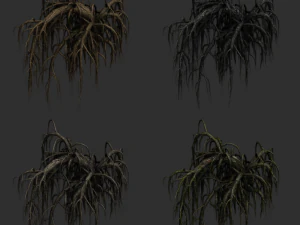 12 Roots in 4 Texture Options 3D Model