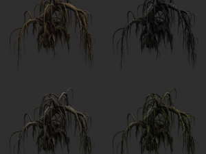 12 Roots in 4 Texture Options Modelo 3D