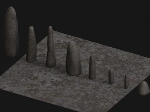 Obelisk Set - Base 3D Model
