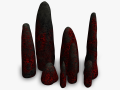Obelisk Set - Ghostly Modello 3D