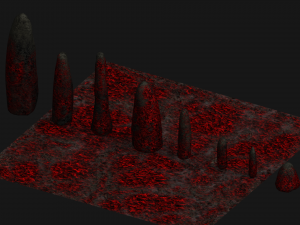 Obelisk Set - Ghostly 3D 模型
