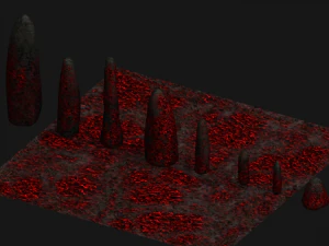 Ensemble Ob&eacute;lisque - Fantomatique Modèle 3D