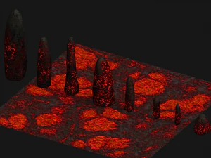 Ensemble Ob&eacute;lisque - Fantomatique Modèle 3D