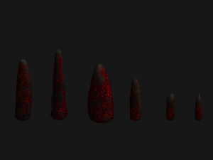 Obelisk Set - Ghostly 3D 模型