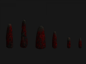 Obelisk Set - Ghostly 3D 模型