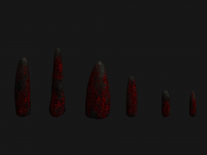 Obelisk Set - Ghostly 3D 模型