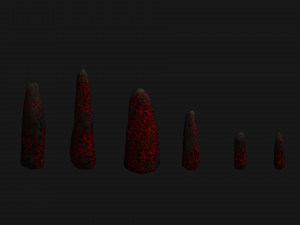 Obelisk Set - Ghostly 3D 模型