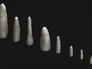 Obelisk Set - White Stone 3D 模型