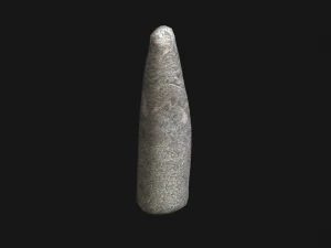 Obelisk Set - White Stone 3D Model