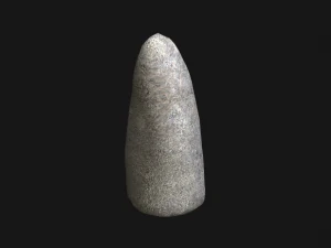Obelisk Set - White Stone 3D Model