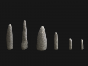 Obelisk Set - White Stone 3D 模型