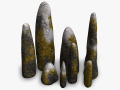 Obelisk Set - Corrupted Modello 3D