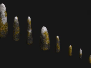 Obelisk Set - Corrupted 3D Model