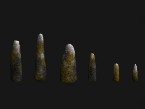 Obelisk Set - Corrupted 3D Model