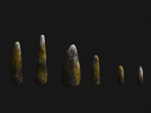 Obelisk Set - Corrupted 3D Model