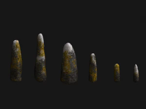 Obelisk Set - Corrupted 3D Model