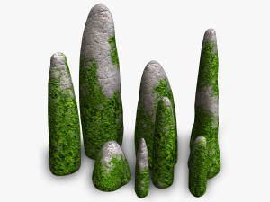 Obelisk Set - Ivy 3D Model