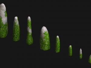 Obelisk Set - Ivy Modèle 3D