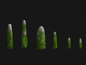 Obelisk Set - Ivy Modèle 3D