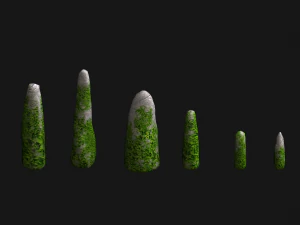 Obelisk Set - Ivy 3D Model