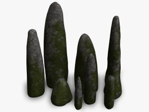 Set Obelisco - Muschio Modello 3D