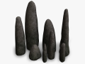 Obelisk Set - Lichen Modello 3D