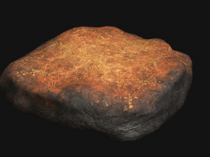 Rock 07 - Dust 1 Model 3D