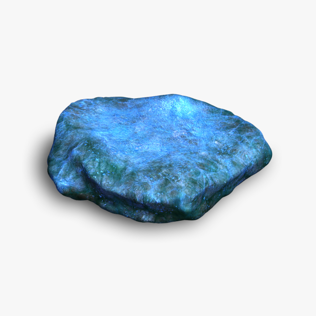 Rock 07 - Energy 3D Model .c4d .max .obj .3ds .fbx .stl .blend 