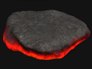 Rock 07 - Lava 3D Model