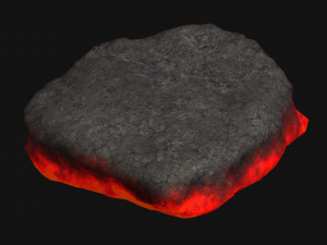 Rock 07 - Lava 3Dモデル