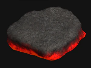 Rock 07 - Lava 3D Model