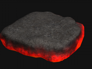 Rock 07 - Lava 3Dモデル