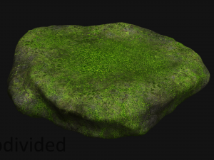 Rock 07 - Moss 3Dモデル