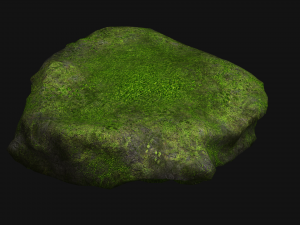 Rock 07 - Moss 3Dモデル