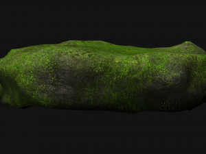 Rock 07 - Moss 3Dモデル