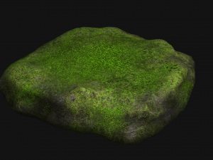 Rock 07 - Moss 3Dモデル