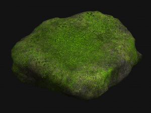 Rock 07 - Moss 3Dモデル