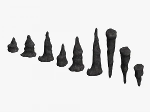 Сталагмітовий набір - основа 3D Модель