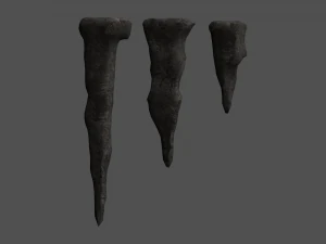 Stalagmite Set - Base 3D Model