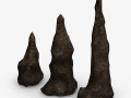 Stalagmite Set - Base 2 3D Model