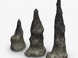 Stalagmite Set - Dust 1 Modelo 3D