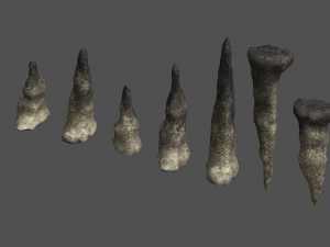 Stalagmite Set - Dust 1 Modello 3D