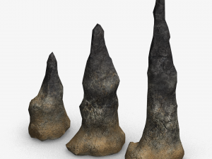 Stalagmite Set - Dust 2 Modelo 3D