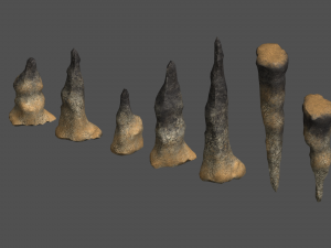 Stalagmite Set - Dust 2 3D Model