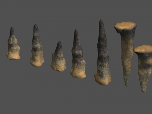 Stalagmite Set - Dust 2 3D Model