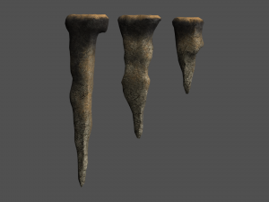 Stalagmite Set - Dust 2 3D Model