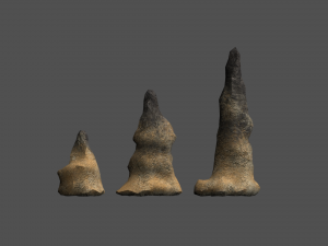 Stalagmite Set - Dust 2 3D Model