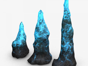 Stalagmite Set - Energy Modelo 3D