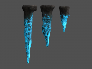 Stalagmite Set - Energy 3Dモデル